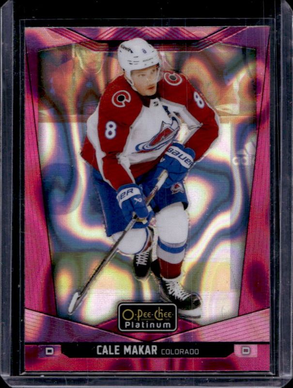 Cale Makar 2024 O-Pee-Chee Platinum #168 Pink Magma RAW