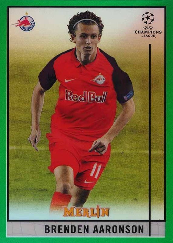 2020 Topps Merlin Chrome UEFA Champions League #76 Green Refractor /99