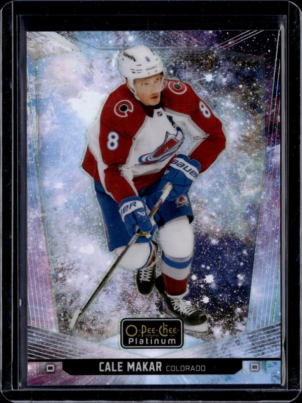 Cale Makar 2024 O-Pee-Chee Platinum #168 Cosmic /65 RAW
