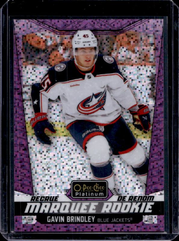 Gavin Brindley 2024 O-Pee-Chee Platinum #229 Violet Pixels /299 Rookie RAW