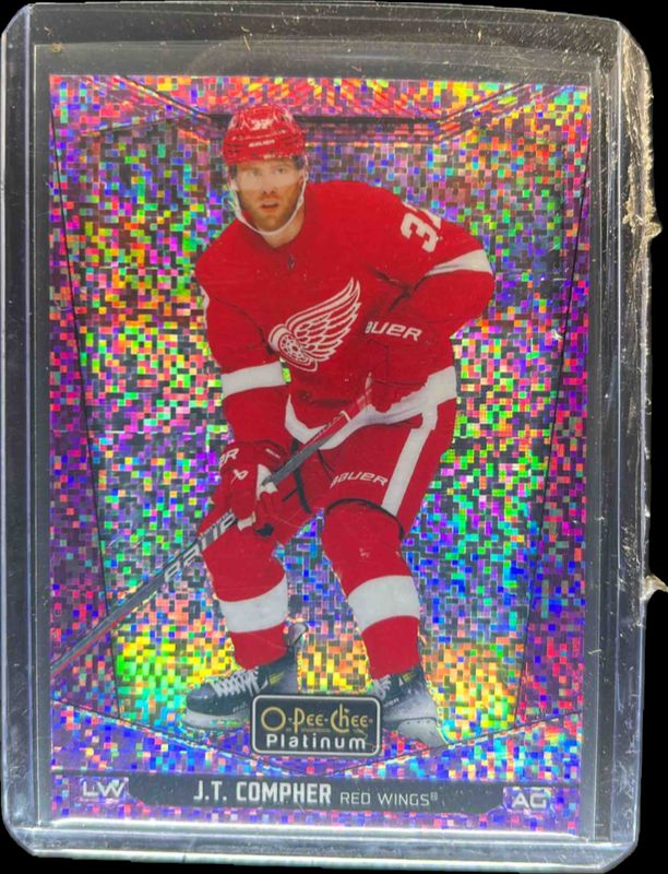 JT Compher 2024 O-Pee-Chee Platinum #197 Violet Pixels /299 RAW