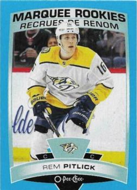 2019 O-Pee-Chee #538 Blue Border