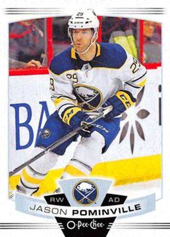 Jason Pominville 2019 O-Pee-Chee #302 Base RAW