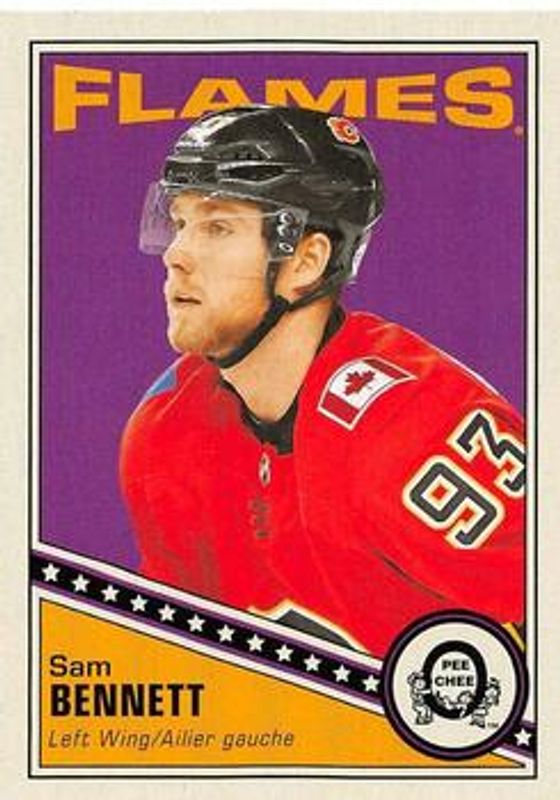 Sam Bennett 2019 O-Pee-Chee #269 Retro Blank Back RAW