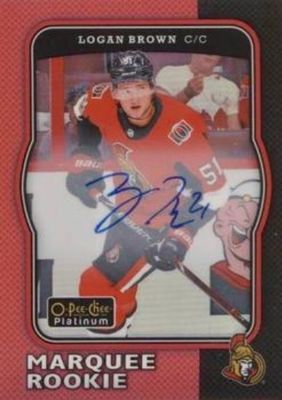 2019 O-Pee-Chee Platinum #R-78 2017-18 O-Pee-Chee Platinum Update II - Rookie Autos /50