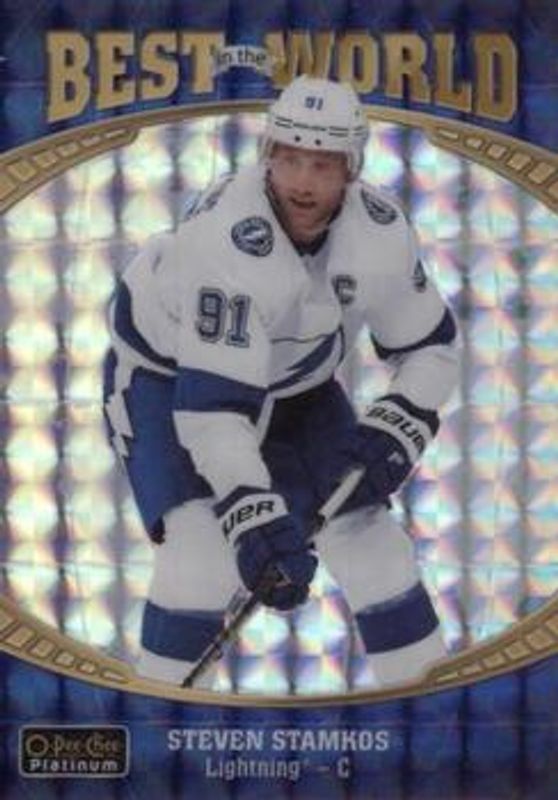 Steven Stamkos 2019 O-Pee-Chee Platinum #BW-7 Best In The World Mosaic RAW