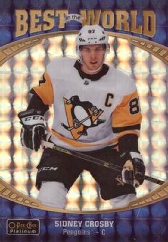 Sidney Crosby 2019 O-Pee-Chee Platinum #BW-15 Best In The World Mosaic RAW