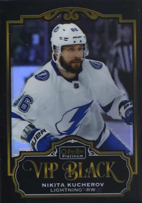Nikita Kucherov 2019 O-Pee-Chee Platinum #VIP-16 VIP Black RAW