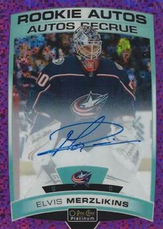 2019 O-Pee-Chee Platinum #R-EM Rookie Autos - Violet Pixels