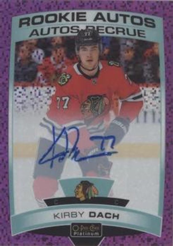 2019 O-Pee-Chee Platinum #R-KD Rookie Autos - Violet Pixels