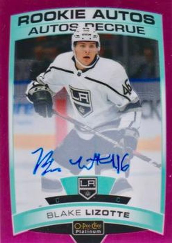 2019 O-Pee-Chee Platinum #R-BL Rookie Autos - Matte Pink /99