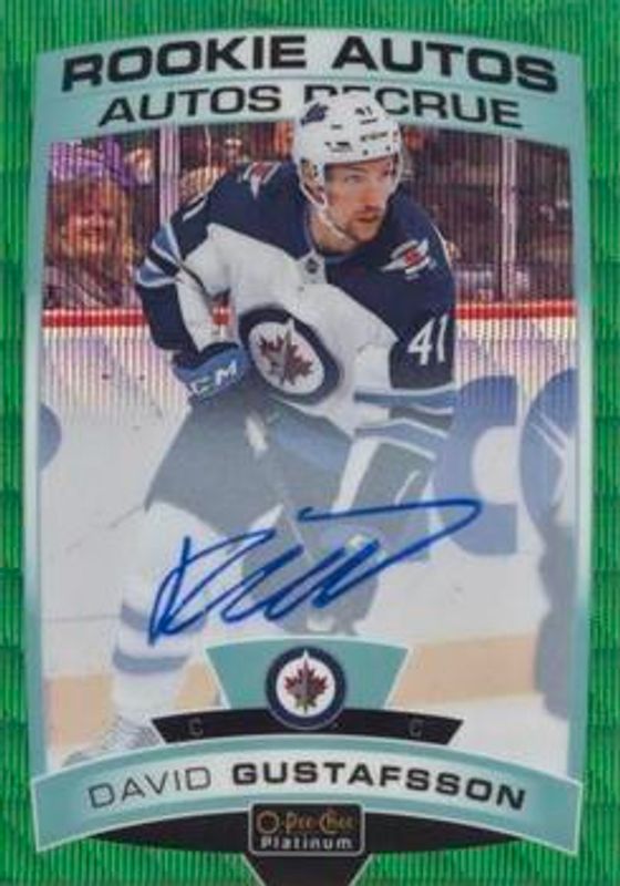 2019 O-Pee-Chee Platinum #R-DG Rookie Autos - Emerald Surge /10
