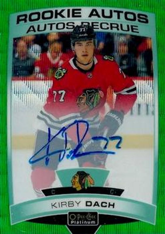 2019 O-Pee-Chee Platinum #R-KD Rookie Autos - Emerald Surge /10