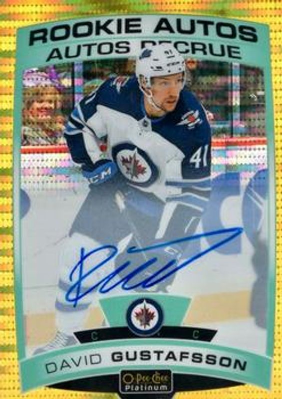 2019 O-Pee-Chee Platinum #R-DG Rookie Autos - Seismic Gold /25