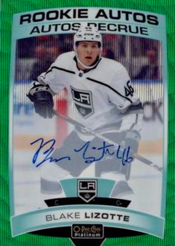 2019 O-Pee-Chee Platinum #R-BL Rookie Autos - Emerald Surge /10