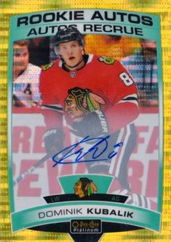 2019 O-Pee-Chee Platinum #R-DK Rookie Autos - Seismic Gold /25