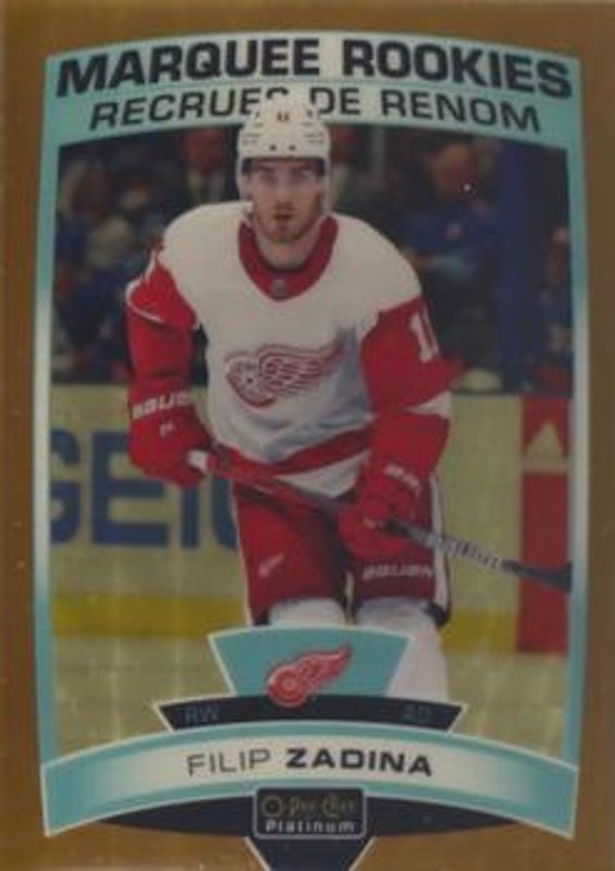 Filip Zadina 2019 O-Pee-Chee Platinum #173 Golden Treasures /1 Rookie RAW