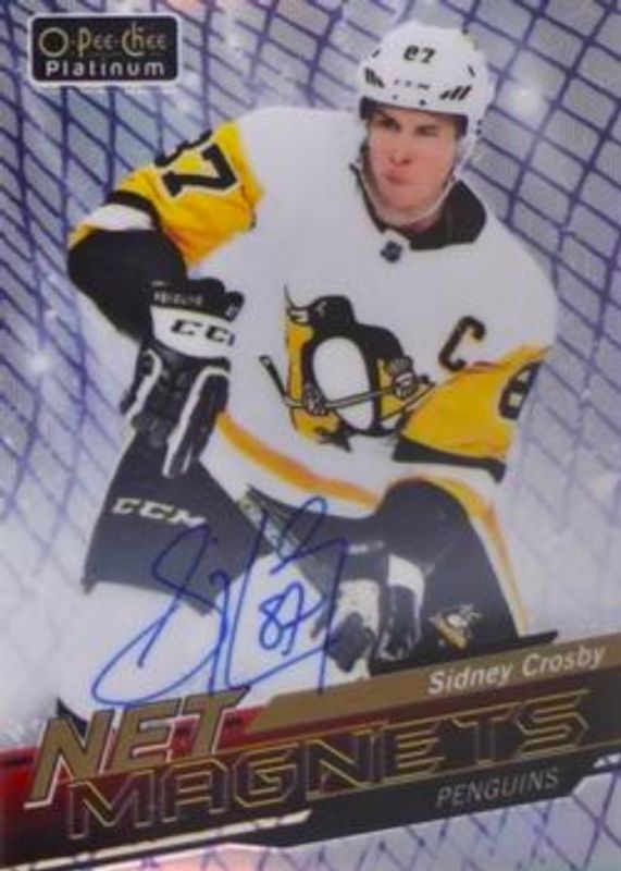 Sidney Crosby 2019 O-Pee-Chee Platinum #NM-5 2018-19 O-Pee-Chee Platinum Update I - Rookie Autos /50 RAW