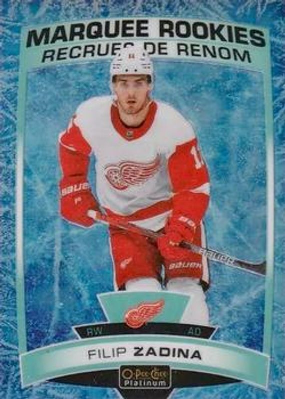 Filip Zadina 2019 O-Pee-Chee Platinum #173 Arctic Freeze /99 Rookie RAW