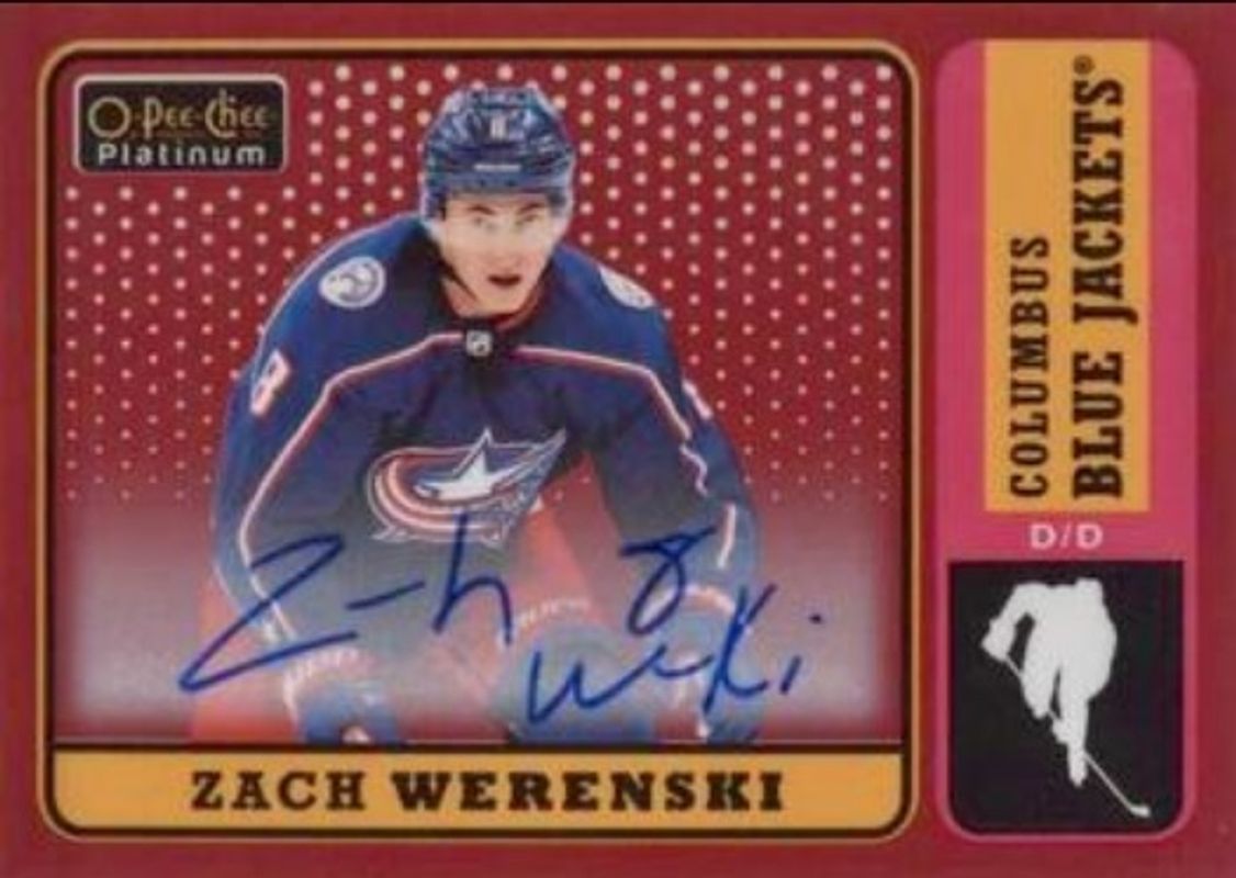 2019 O-Pee-Chee Platinum #R-12 2018-19 O-Pee-Chee Platinum Update I - Rookie Autos /50