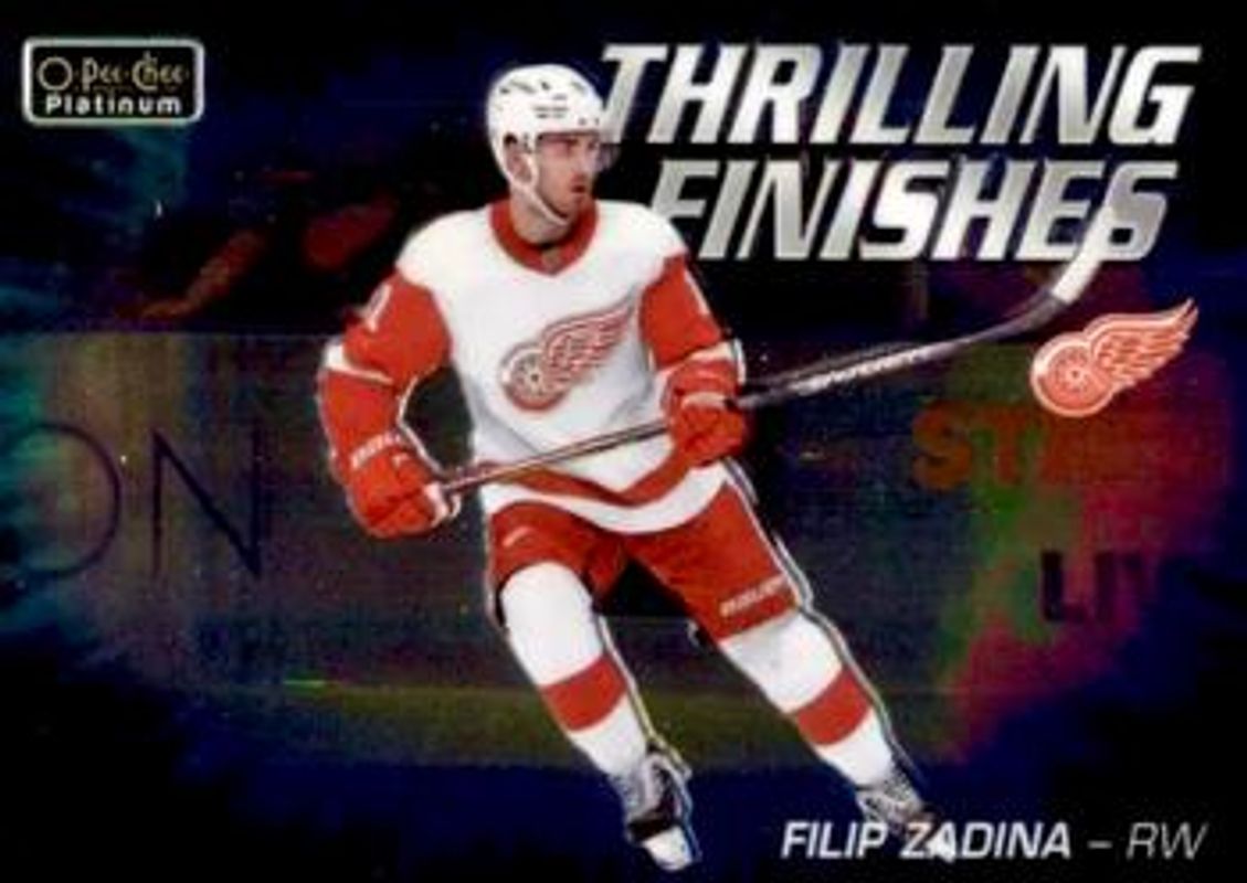 Filip Zadina 2019 O-Pee-Chee Platinum #TF-24 Thrilling Finishes Rookie RAW