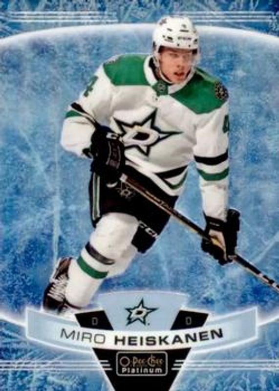 Miro Heiskanen 2019 O-Pee-Chee Platinum #31 Arctic Freeze /99 RAW