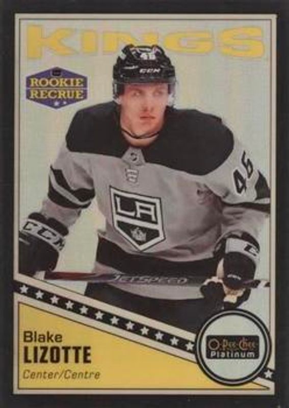 Blake Lizotte 2019 O-Pee-Chee Platinum #R-89 Retro Black Pack Wars Rookie RAW