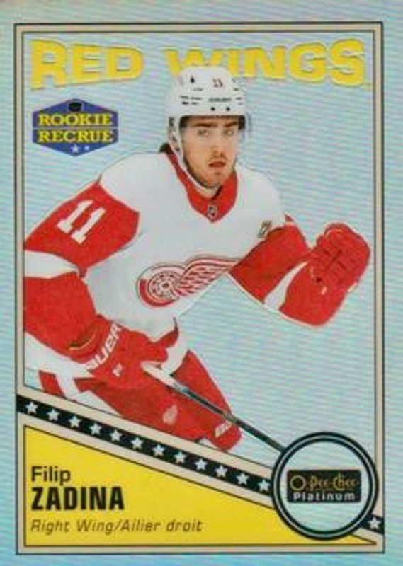 Filip Zadina 2019 O-Pee-Chee Platinum #R-68 Retro - Rainbow Rookie RAW