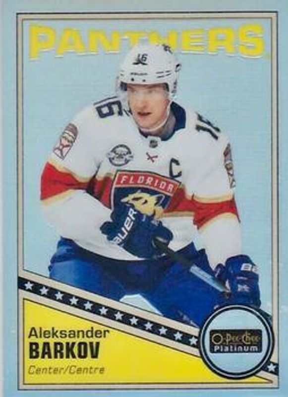 Aleksander Barkov 2019 O-Pee-Chee Platinum #R-3 Retro - Rainbow RAW