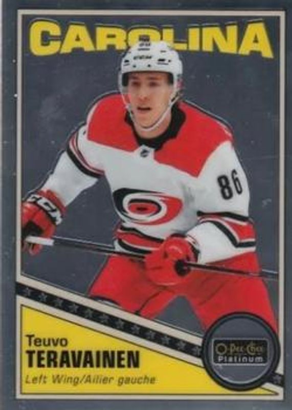 Teuvo Teravainen 2019 O-Pee-Chee Platinum #R-22 Retro RAW