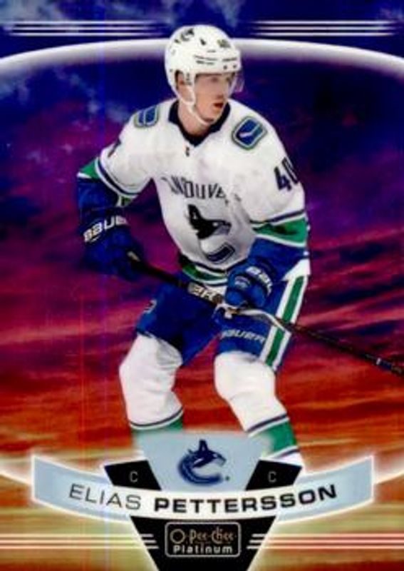 Elias Pettersson 2019 O-Pee-Chee Platinum #129 Sunset RAW
