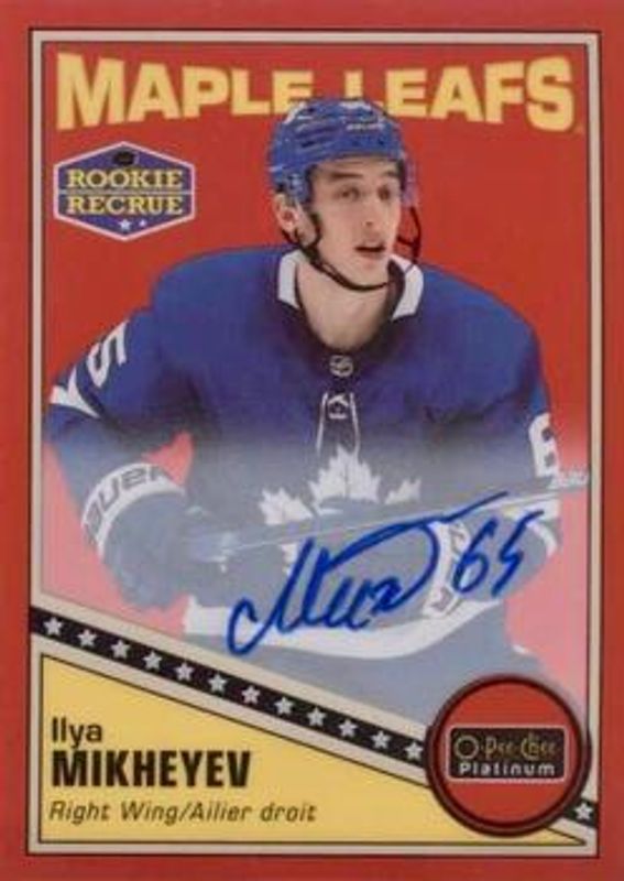 2019 O-Pee-Chee Platinum #R-54 Retro Red Rainbow Autos