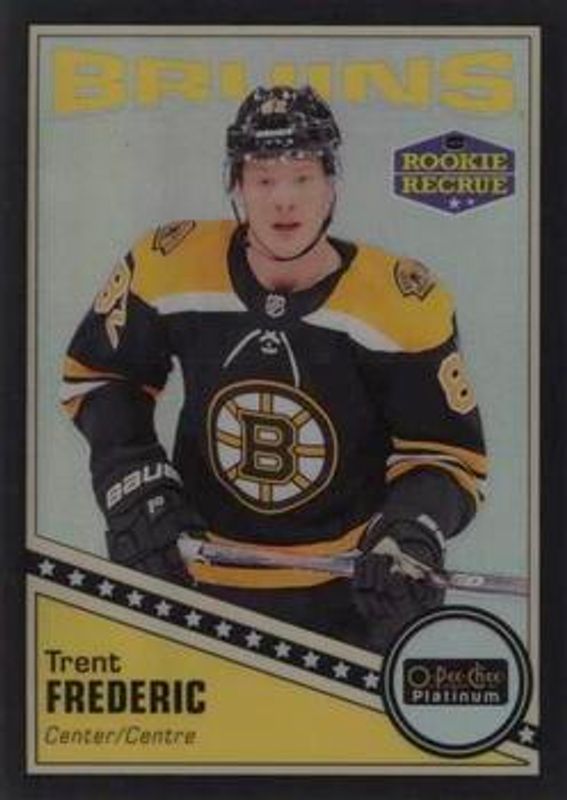 Trent Frederic 2019 O-Pee-Chee Platinum #R-80 Retro Black Pack Wars Rookie RAW