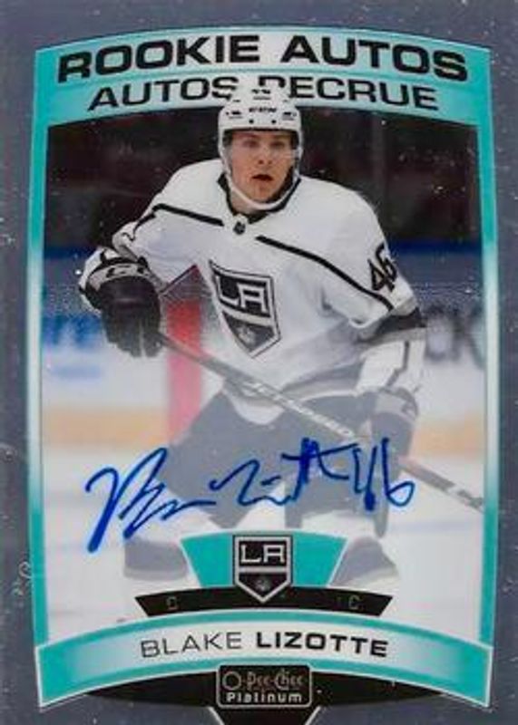 Blake Lizotte 2019 O-Pee-Chee Platinum #R-BL Rookie Autos RAW