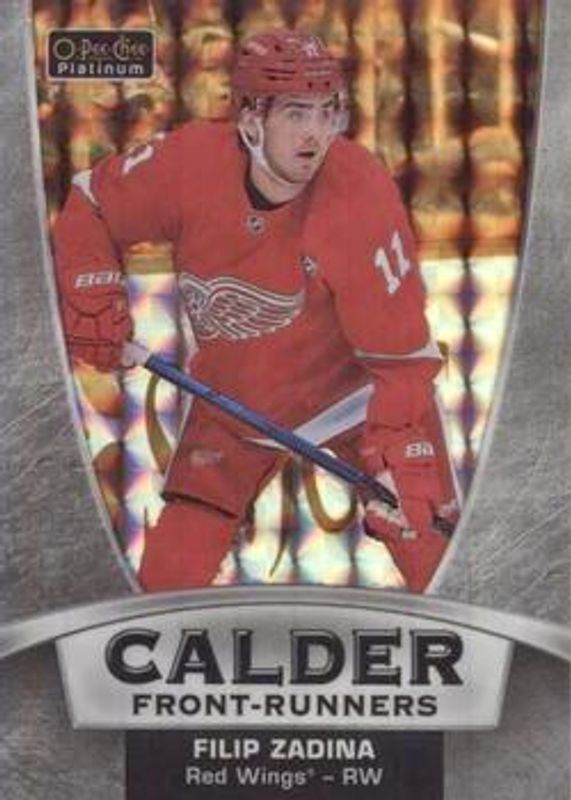Filip Zadina 2019 O-Pee-Chee Platinum #CF-12 Calder Front Runners Mosaic Rookie RAW