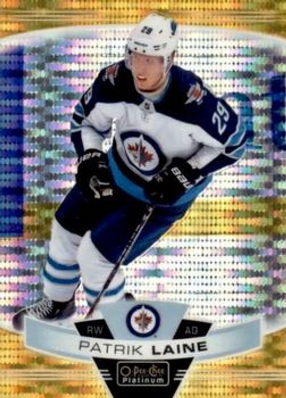 Patrik Laine 2019 O-Pee-Chee Platinum #48 Seismic Gold /50 RAW