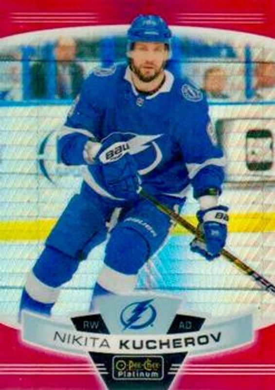Nikita Kucherov 2019 O-Pee-Chee Platinum #100 Red Prism /199 RAW