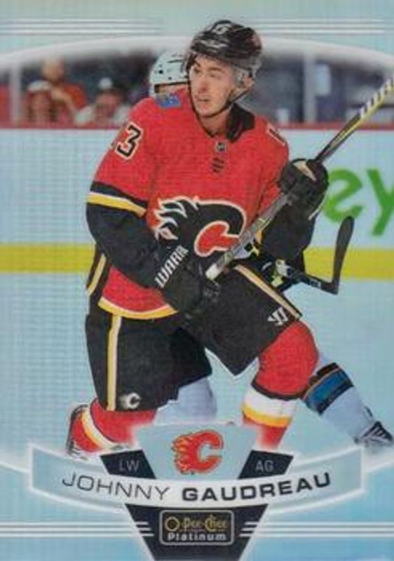 Johnny Gaudreau 2019 O-Pee-Chee Platinum #135 Rainbow RAW