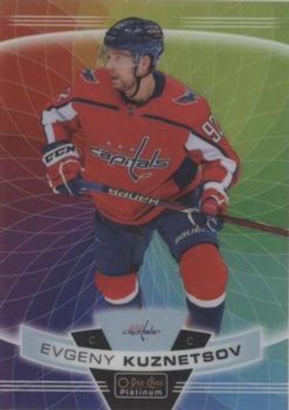 Evgeny Kuznetsov 2019 O-Pee-Chee Platinum #117 Rainbow Color Wheel RAW