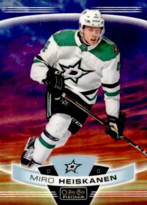 Miro Heiskanen 2019 O-Pee-Chee Platinum #31 Sunset RAW