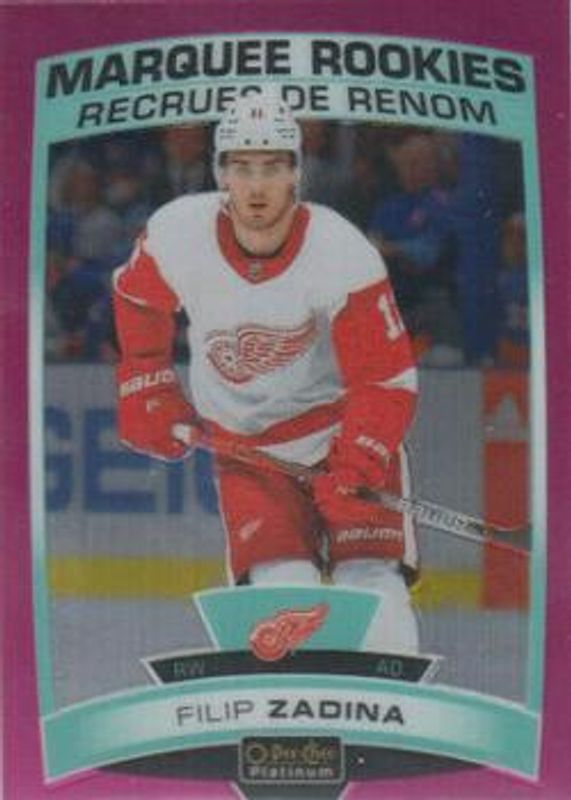 Filip Zadina 2019 O-Pee-Chee Platinum #173 Matte Pink Rookie RAW