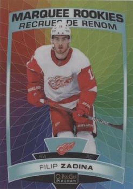 Filip Zadina 2019 O-Pee-Chee Platinum #173 Rainbow Color Wheel Rookie RAW