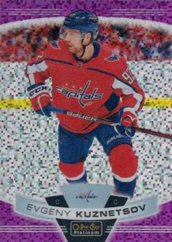 Evgeny Kuznetsov 2019 O-Pee-Chee Platinum #117 Violet Pixels /399 RAW