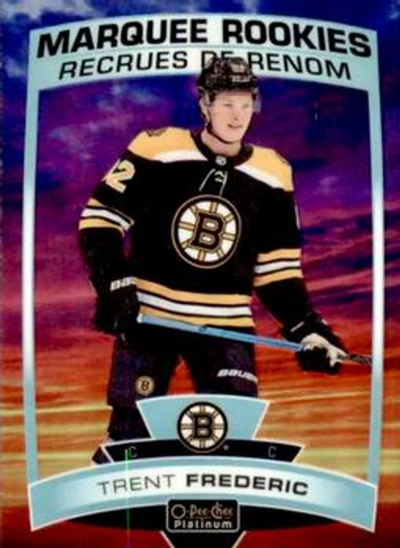 Trent Frederic 2019 O-Pee-Chee Platinum #191 Sunset Rookie RAW