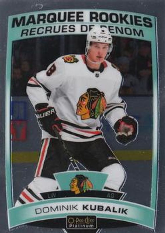 Dominik Kubalik 2019 O-Pee-Chee Platinum #186 Base Rookie RAW