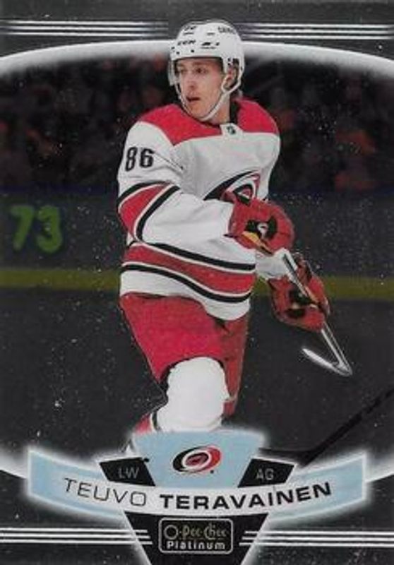 Teuvo Teravainen 2019 O-Pee-Chee Platinum #27 Base RAW