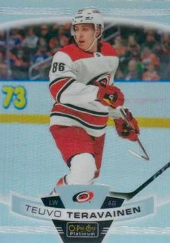 Teuvo Teravainen 2019 O-Pee-Chee Platinum #27 Rainbow RAW