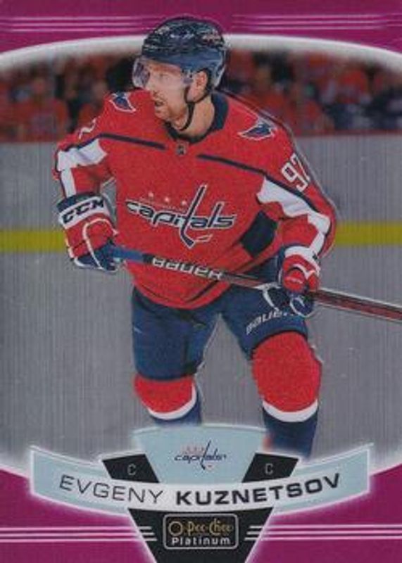 Evgeny Kuznetsov 2019 O-Pee-Chee Platinum #117 Matte Pink RAW