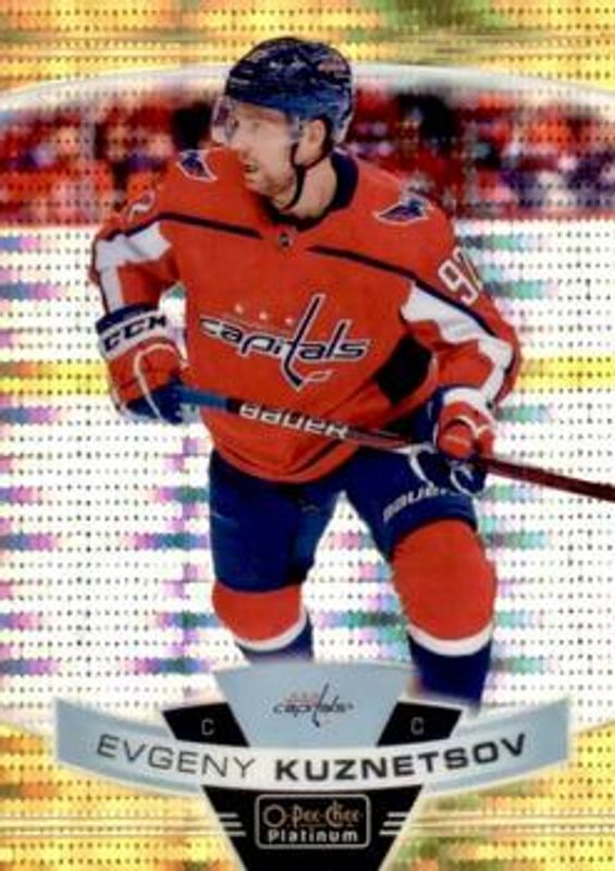 Evgeny Kuznetsov 2019 O-Pee-Chee Platinum #117 Seismic Gold /50 RAW