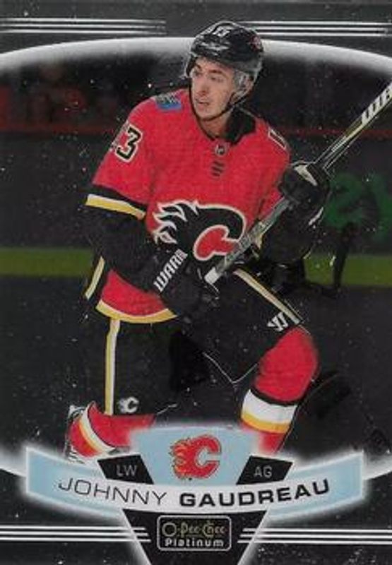 Johnny Gaudreau 2019 O-Pee-Chee Platinum #135 Base RAW